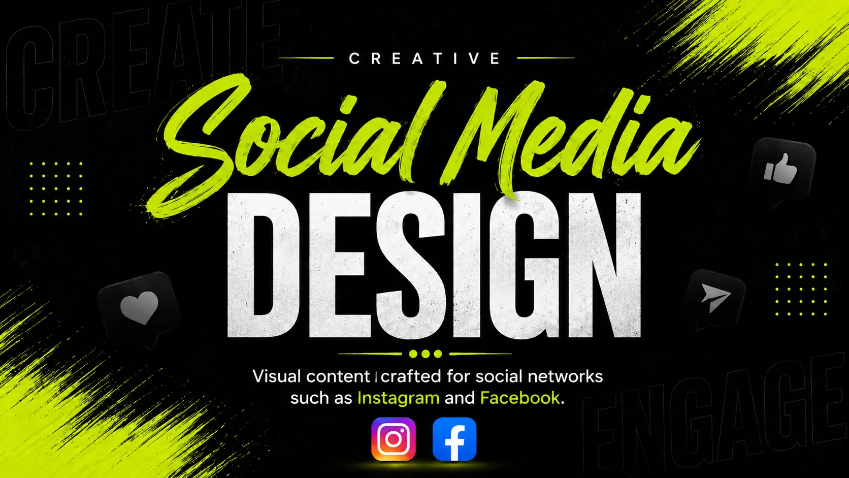 Social Media Design — graphic design work by Disha Gamoth