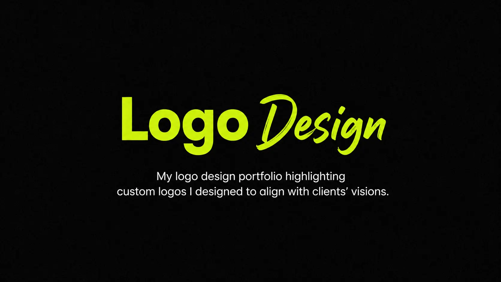 Logo Design — graphic design work by Disha Gamoth